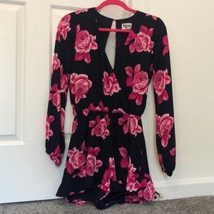 Show Me Your MuMu Floral Romper